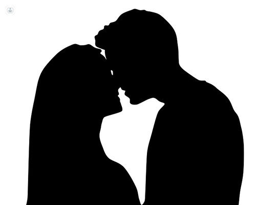 uomo e donna silhouette